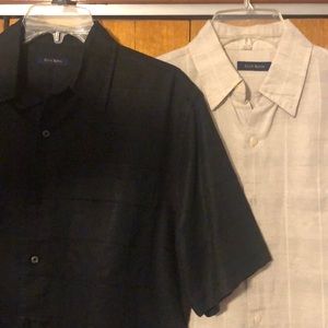 Club Room Short Sleeve Button Up. Pack of 2